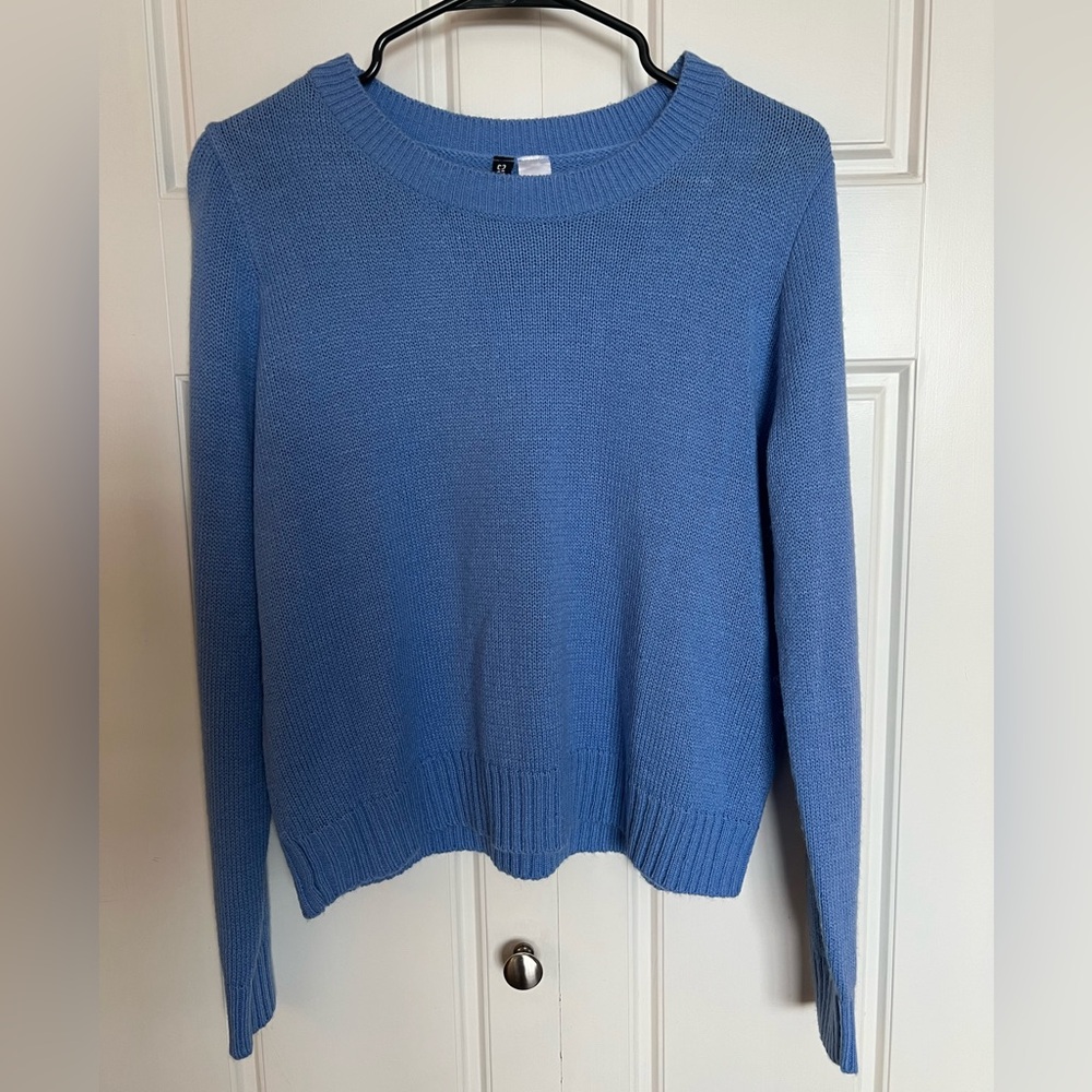Cozy blue sweater